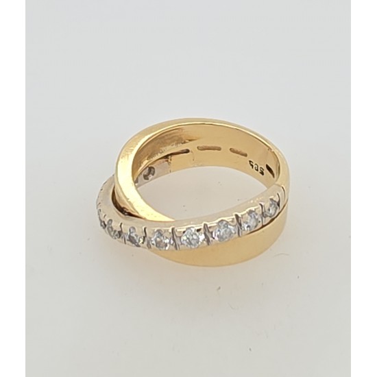 Pre Owned 14ct Diamond Ring ZB142